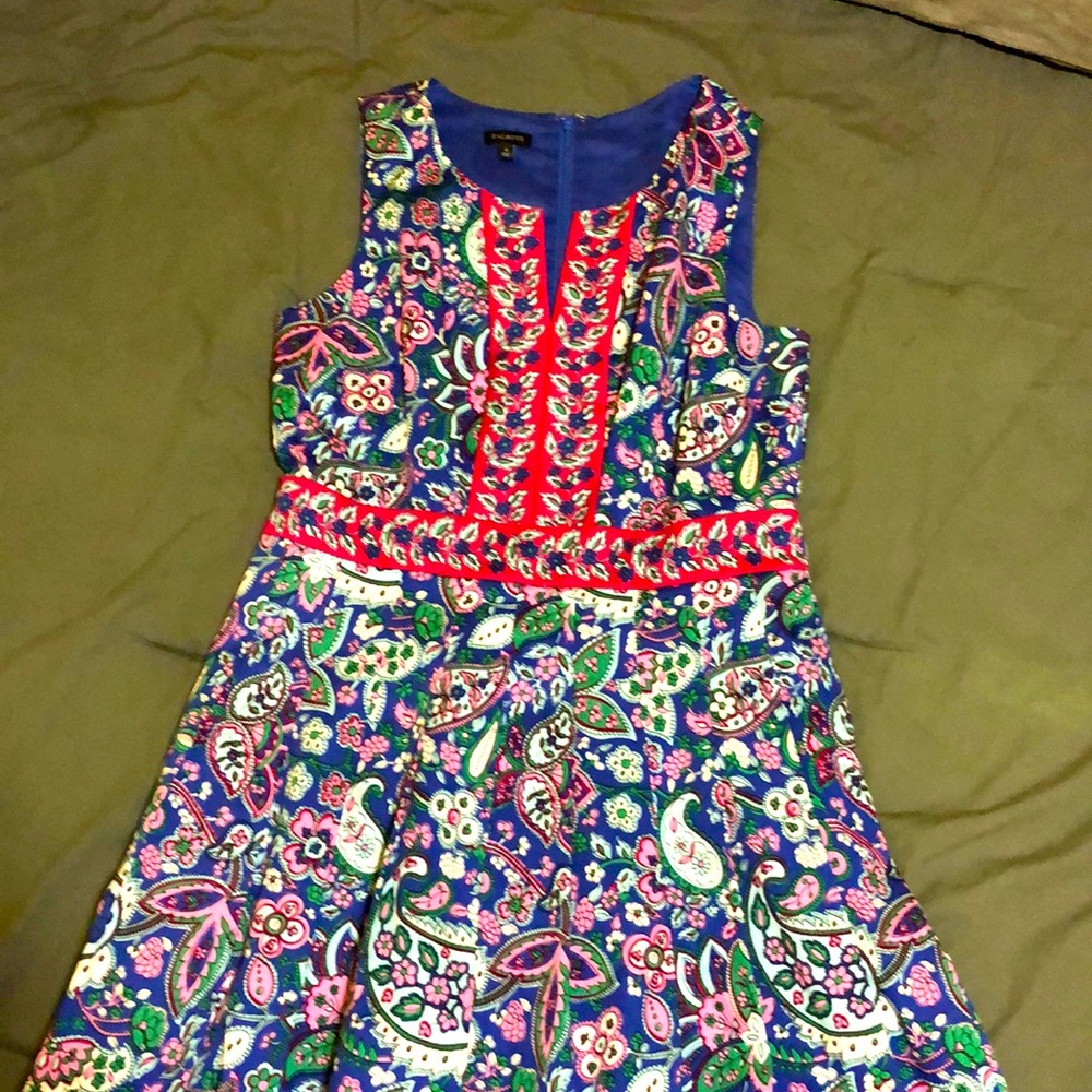 Bright sleeveless dress